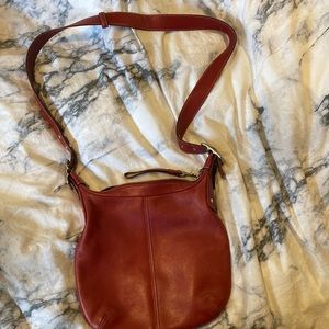 Coach leather crossbody bag